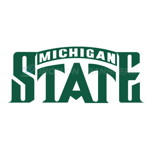 Michigan State Spartans Logo T-shirts Iron On Transfers N5058 - Click Image to Close